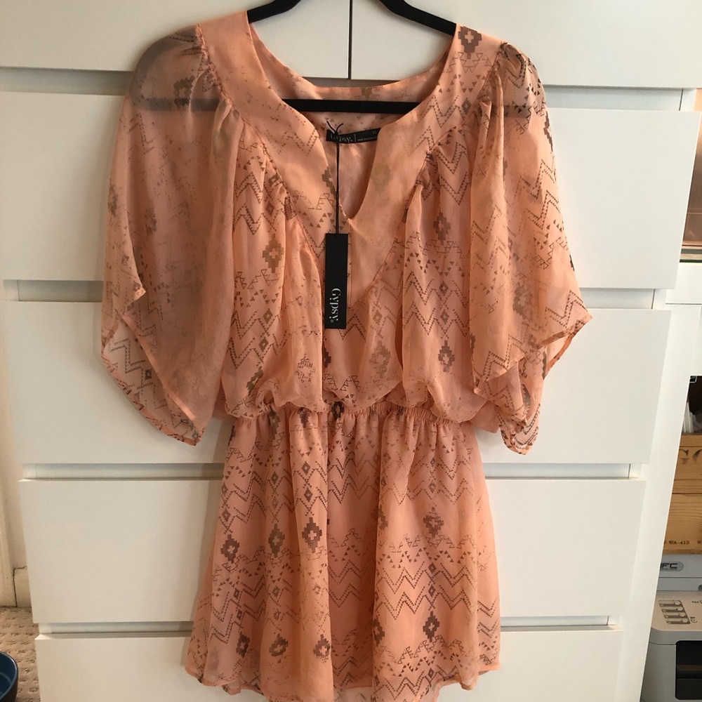 Gypsy 05 Kimono Mini Silk Dress/Tunic NWT